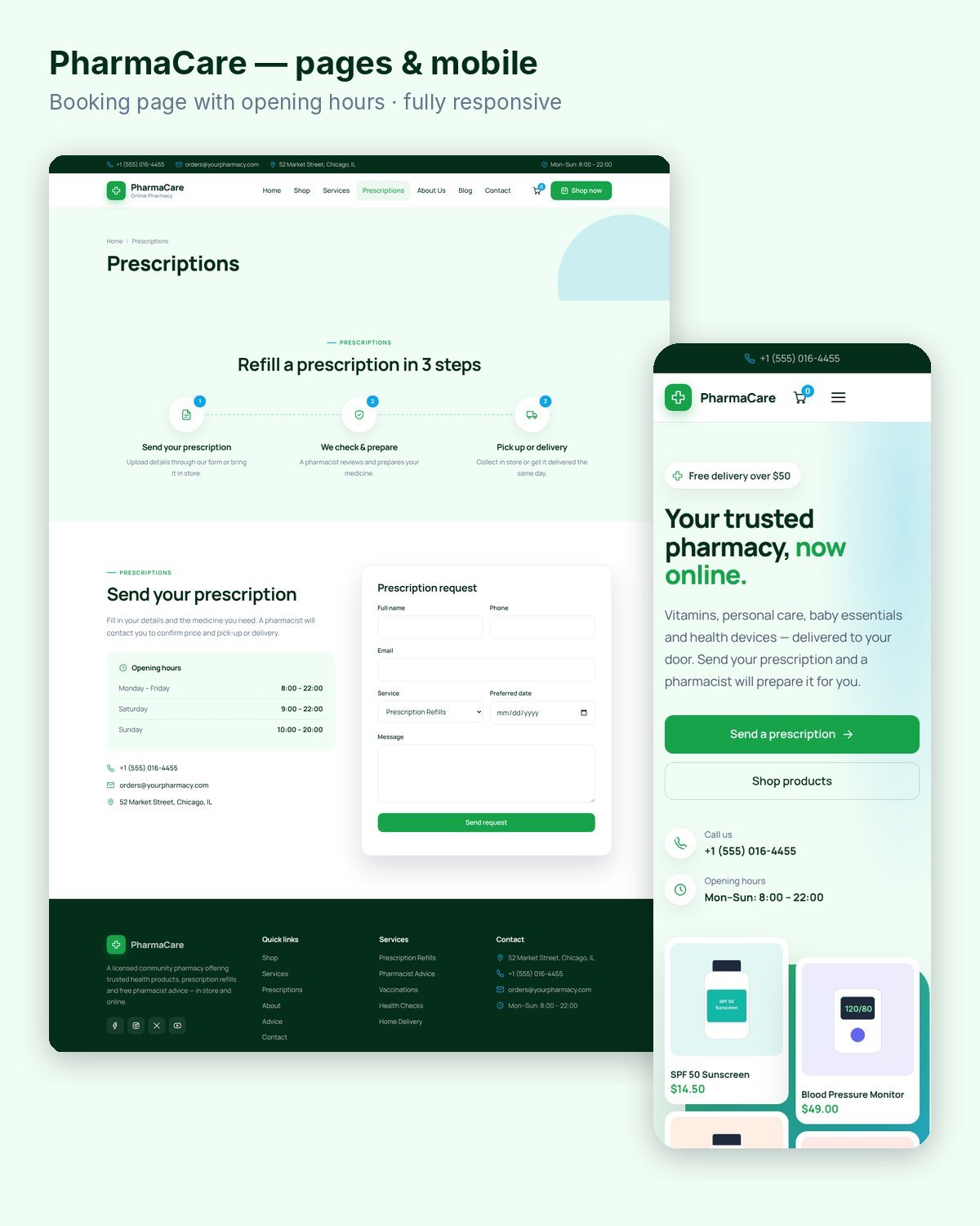 PharmaCare – Pharmacy Store WordPress Theme - Image 2